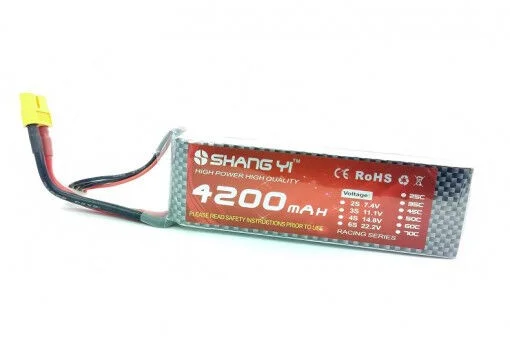 11.1V 4200 Mah Lithium Polymer Battery (Li Po)