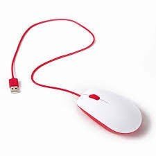 Raspberry Pi Official Mouse (White-Red)