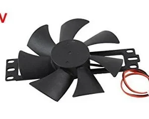 DC 18V Plastic Cooling Fan (Black)