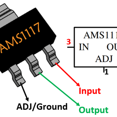 AMS 1117 5V SMD Voltage Regulator (Pack of 5)