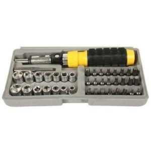 300W Drill Machine, 41 Pcs Socket & 13 Pcs Drill Bit Combo