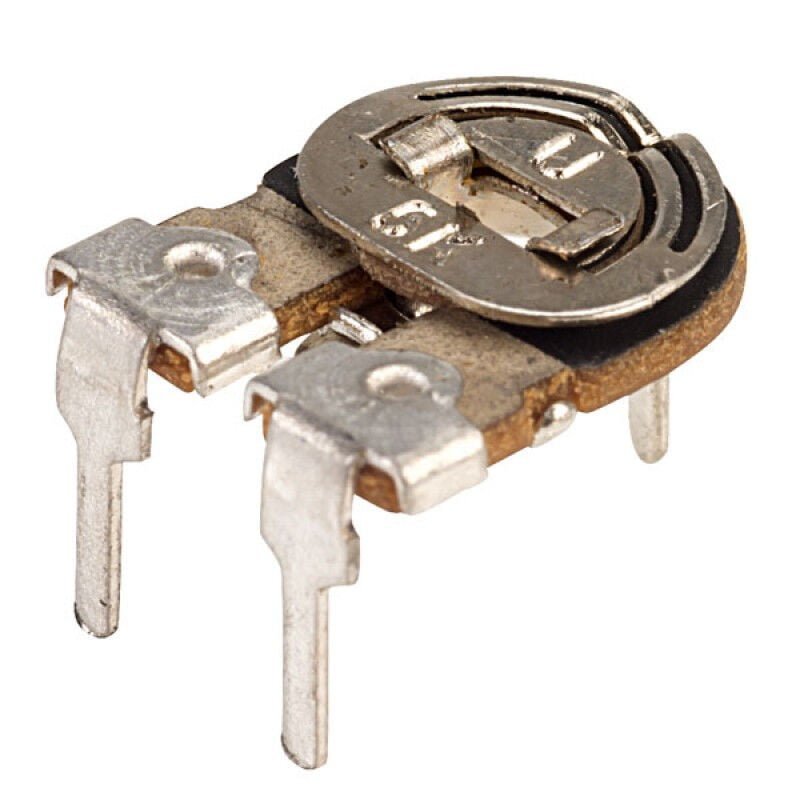 50k Ohm Trimmer Potentiometer preset Metal Bed (Pack of 5)