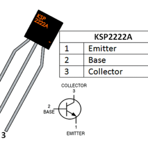 KSP2222A NPN Transistor (Pack of 5)