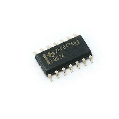 LM324 IC SMD- Low Power Quad Op-Amp IC (Pack of 5)