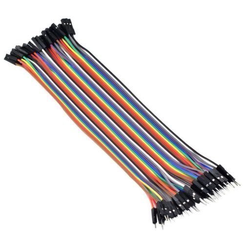 Male To Female Jumper Wires 20cm 40 Pcs
