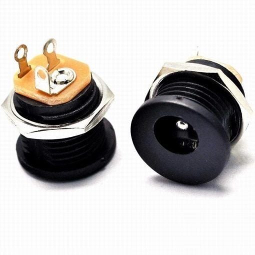 Round DC Jack Female Socket 2.1 x 5.5mm