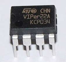 VIPER22A DIP 8 Low Power OFF Line SMPS (Pack of 5)