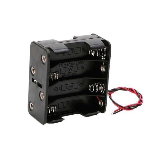12V 8 x AA Battery Clip Slot Holder - Image 2