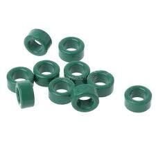 Power Transformer Ferrite Ring Inductor Coil Green Iron Toroid Ferrite Core (Pack of 5)