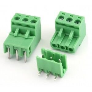 XY2500 Right Angle 3pin PCB Plug-able Terminal Block