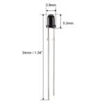 IR LED - Black- 3mm (Pack of 20) - Image 3