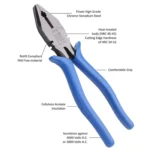 200mm Combination Pliers (Multicolor) - Image 4