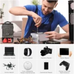 Screw Driver Tool Set Kit, Tool Kit, 115 in 1 Screwdriver Set, Electronics Magnetic Repair Tool Kit with Case for Repair (Multicolor) - Image 2