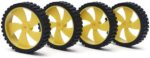 Plastic Toy Car Tire Wheel, Smart RC Car Robot Tyre's 1.7 inch (1Pcs) - Image 4