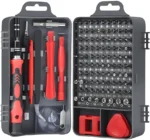 Screw Driver Tool Set Kit, Tool Kit, 115 in 1 Screwdriver Set, Electronics Magnetic Repair Tool Kit with Case for Repair (Multicolor)