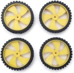 Plastic Toy Car Tire Wheel, Smart RC Car Robot Tyre's 1.7 inch (1Pcs)