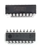 LM3914 Bar/Dot Display Driver IC DIP (Pack of 5) - Image 3