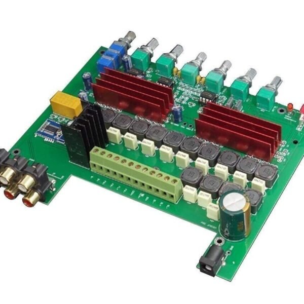 TPA3116 Bluetooth 4.2 Amplifier Board 5.1 Channels Audio Amplifiers 100WX1+50WX5 With Treble Bass Adjustment Preamp