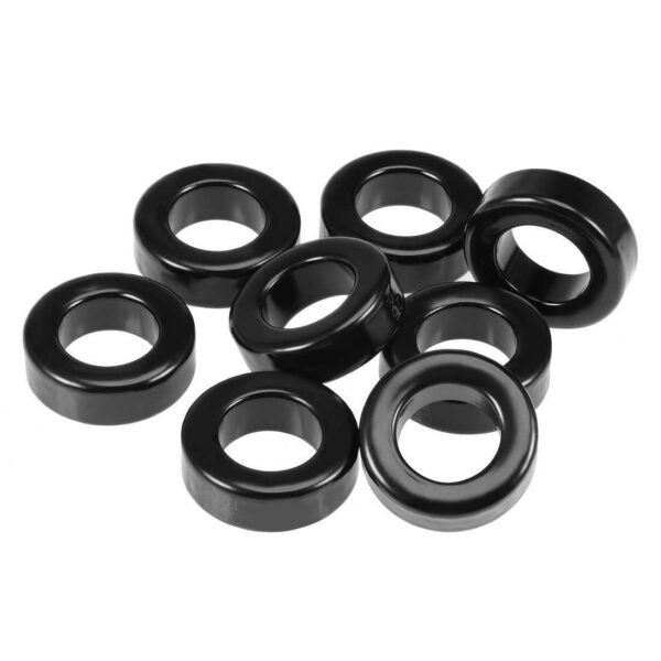 Black Iron Core 27mm x 14mm x 11mm Ferrite Rings Toroid (Pack of 5)