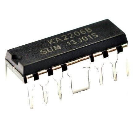 KA2206B LINEAR IC STEREO AUDIO AMPLIFIER (PACK OF 5)