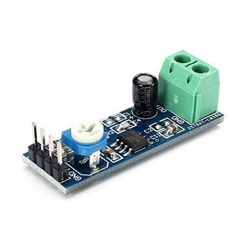 Lm386 Module 20 Times Gain Audio Amplifier Module With Adjustable Resistance