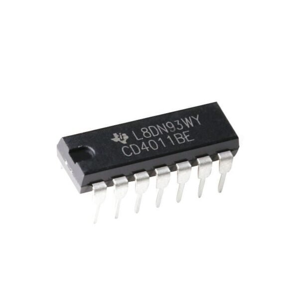 TC4011/ CD4011 - CMOS Quad 2-Input NAND Gate IC (Pack of 5)
