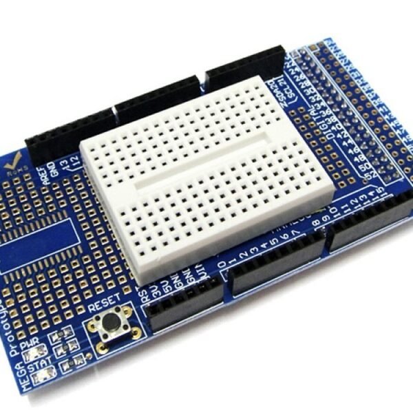 Arduino Mega Proto Shield Prototype Expansion Board with Breadboard
