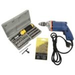 300W Drill Machine, 41 Pcs Socket & 13 Pcs Drill Bit Combo