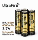 High-Capacity Rechargeable Battery 18650-3.7V 6000mAh 18650 Long-Lasting Power Bluetooth Speakers, Toys, and Flashlights (Pack of 4) - Image 3