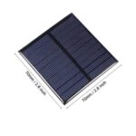 6V 150mA Mini 70x70 Square PCB Board Solar Panel - Image 4